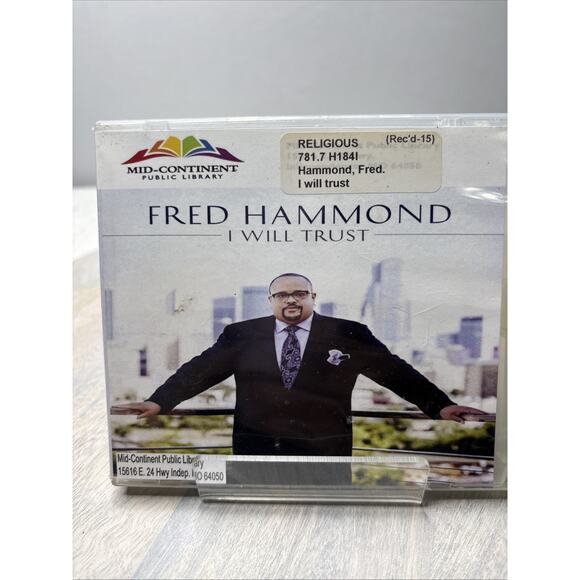 Other - Fred Hammond – I Will Trust (CD, 2014, RCA Inspiration, Library Copy)